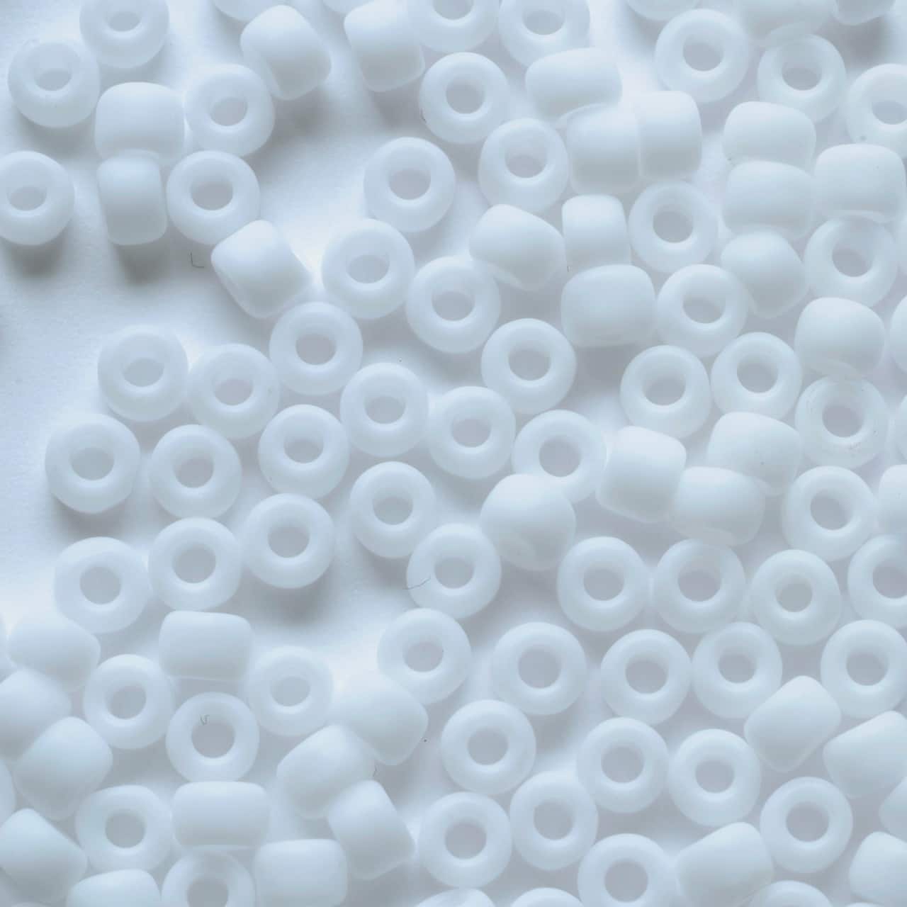 12 Pack: Toho® Chalk White Opaque Japanese Glass Seed Beads, 6/0